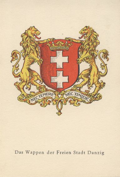 Das Wappen von Danzig