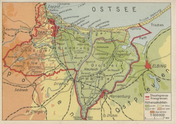 map of Danzig